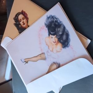 Two Boudoir Unused Greeting Cards